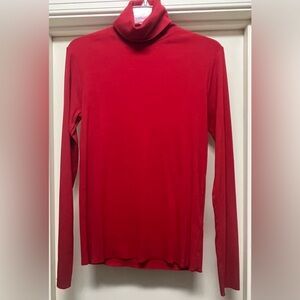 Polo by Ralph Lauren Red Turtleneck Long Sleeve Top